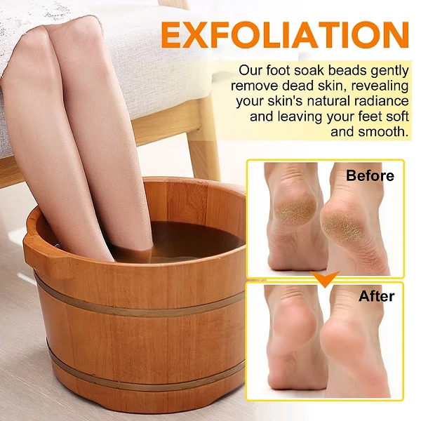 exfoliation Moisturizing foot soak pods